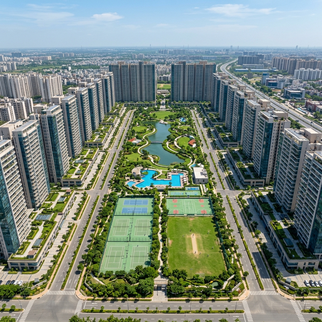 Prestige City Aerial View